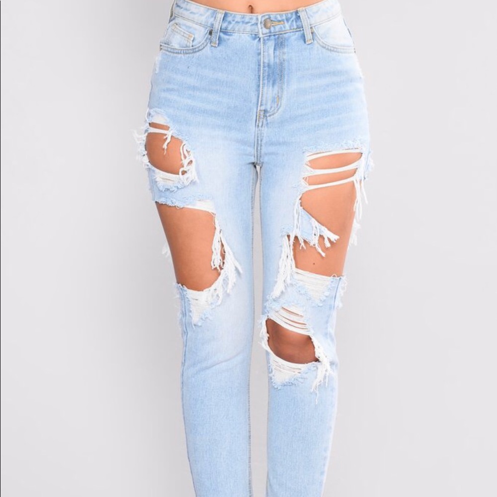 Fashion nova willow boyfriend jeans