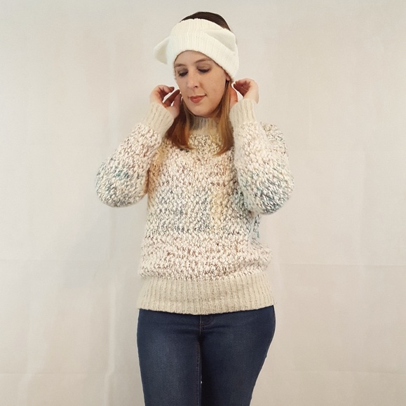 Ivory cat ear headband - Picture 2 of 5