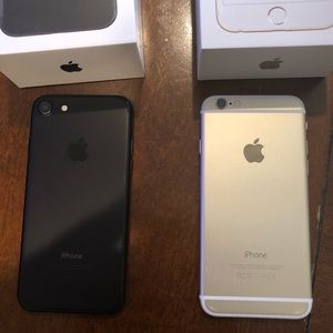 Two iPhones 6 and 7 factory unlock