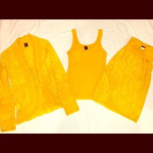 Jean Paul Gaultier Soleil Mesh Cardigan Set