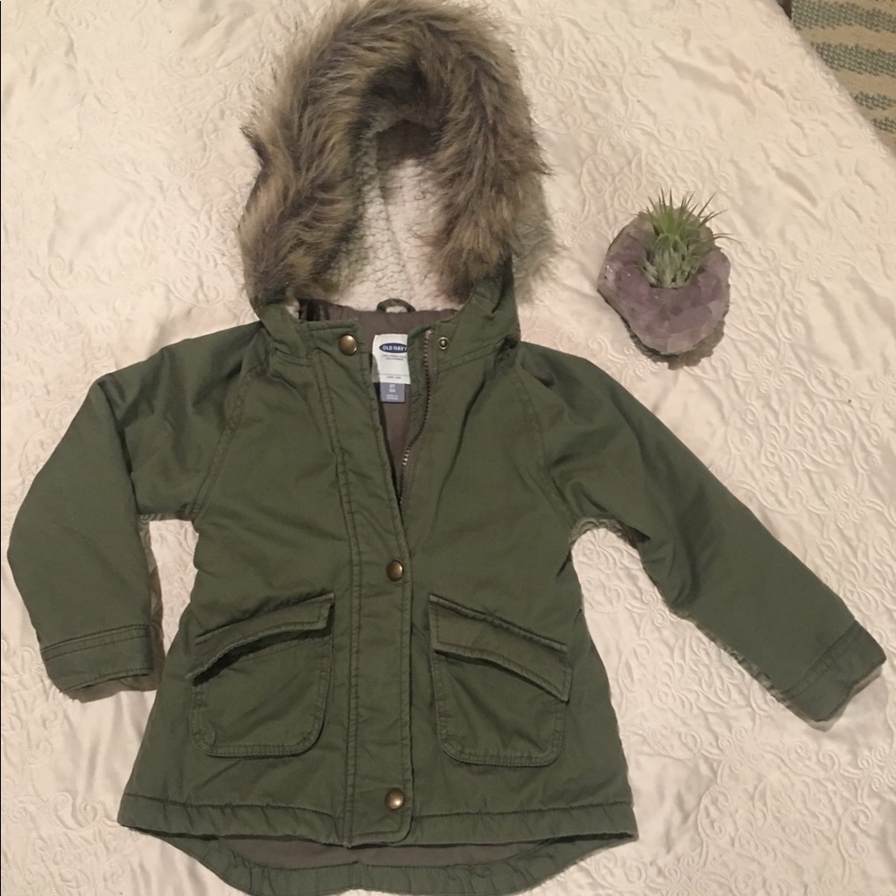 Hooded Field Jacket for Toddler Girl