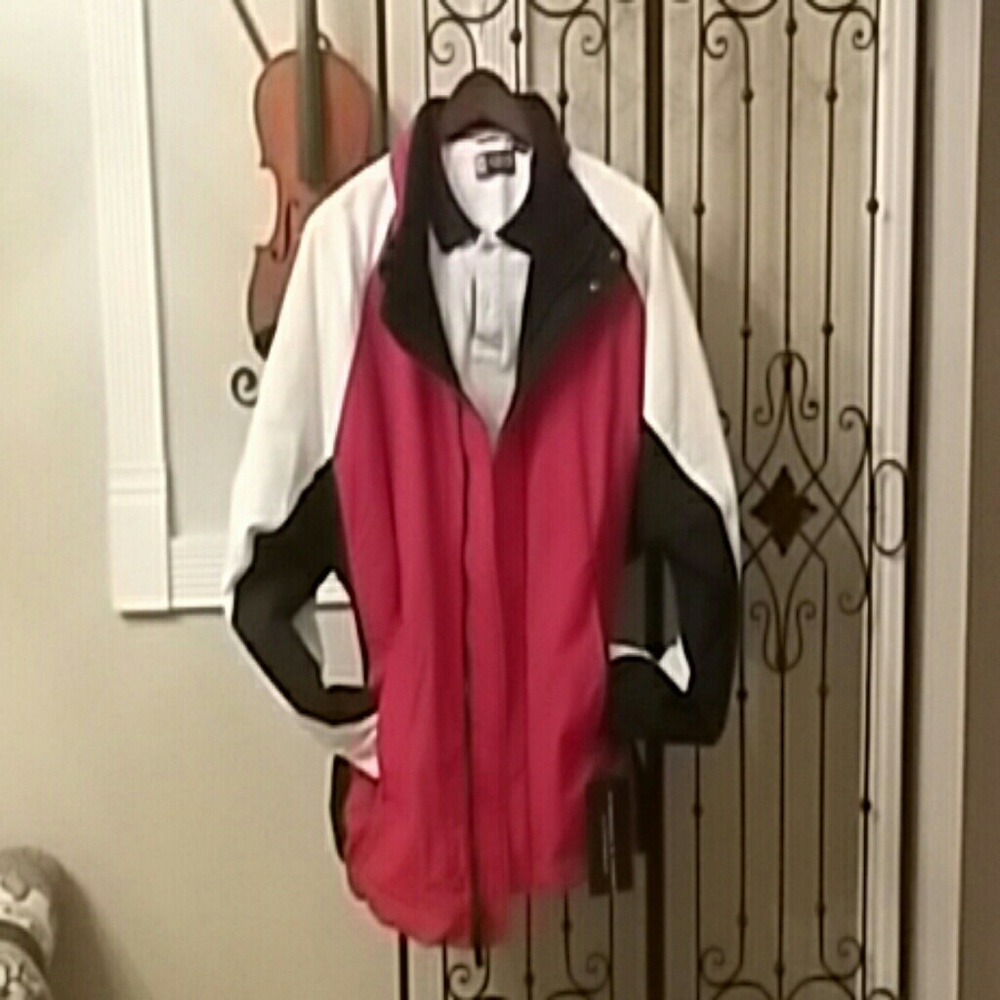 Outerwear Red, Blue and White
