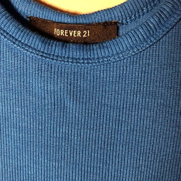 Forever 21 Cropped Racerback Tank Top - Picture 2 of 4