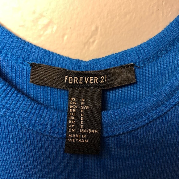 Forever 21 Cropped Racerback Tank Top - Picture 3 of 4