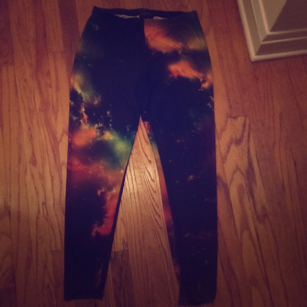 Galaxy Print Leggings