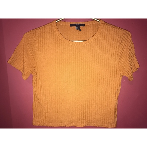 Mustard colored crop top - Picture 1 of 1