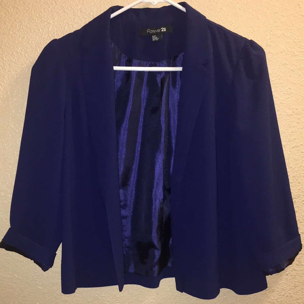 Forever21 Navy Blue Blazer
