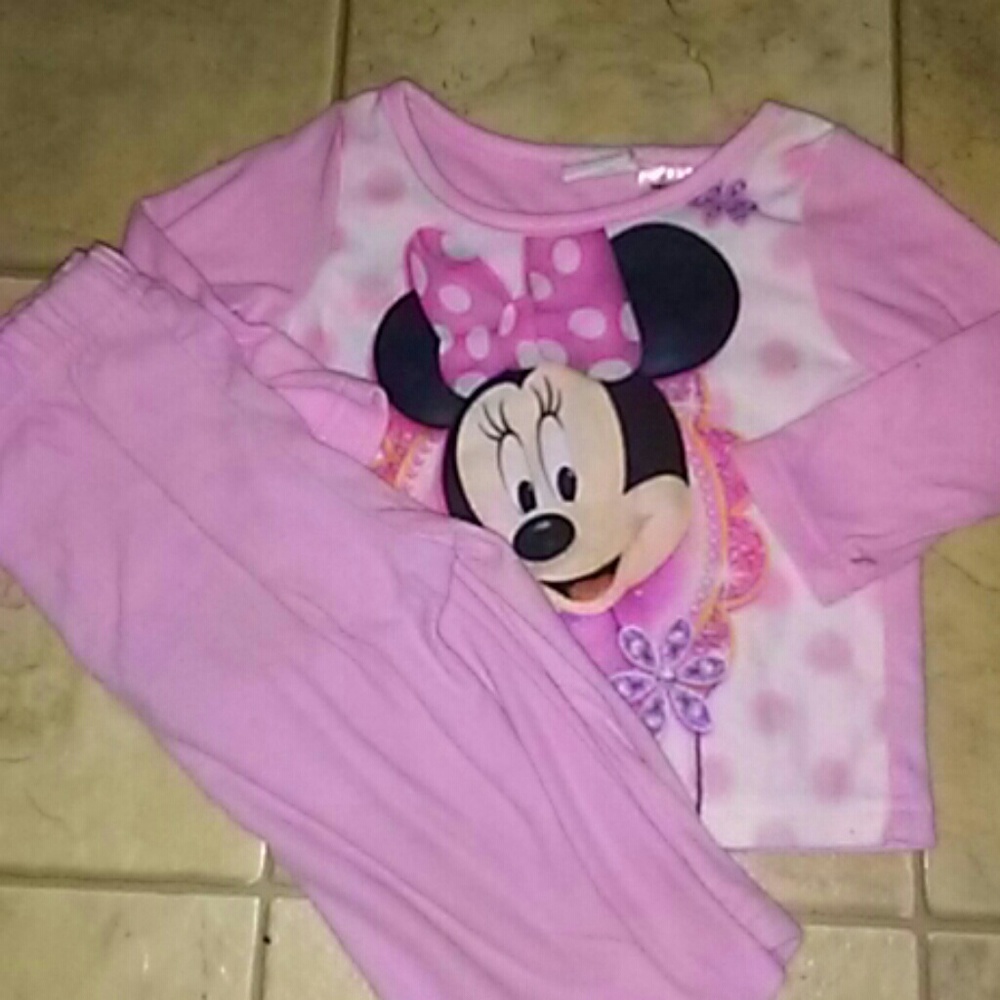 Baby girls Minnie Mouse Pjs size 12M