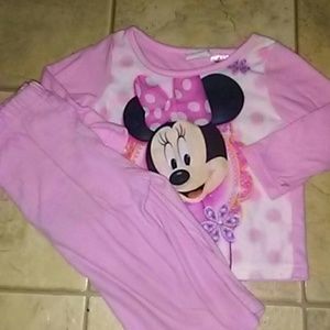 Baby girls Minnie Mouse Pjs size 12M
