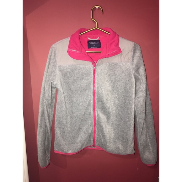 gray & pink Aeropostale jacket - Picture 1 of 1