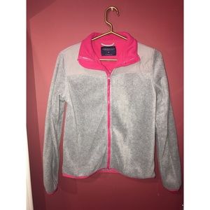 gray & pink Aeropostale jacket