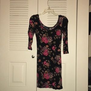 Skin tight floral dress