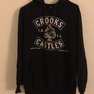 Crooks and Castles Black Hoodie