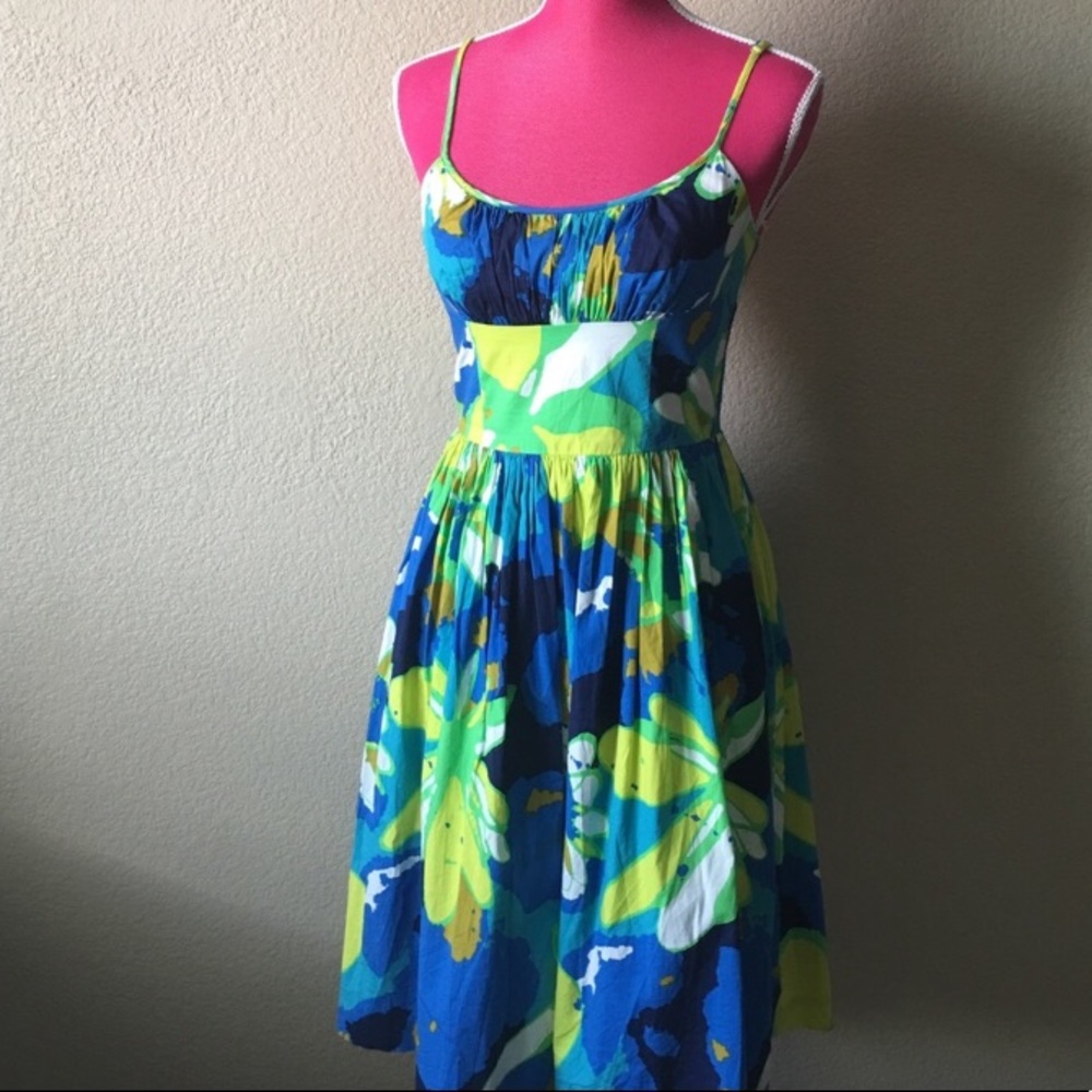 Trina Turk Fit and Flare Colorful Dress