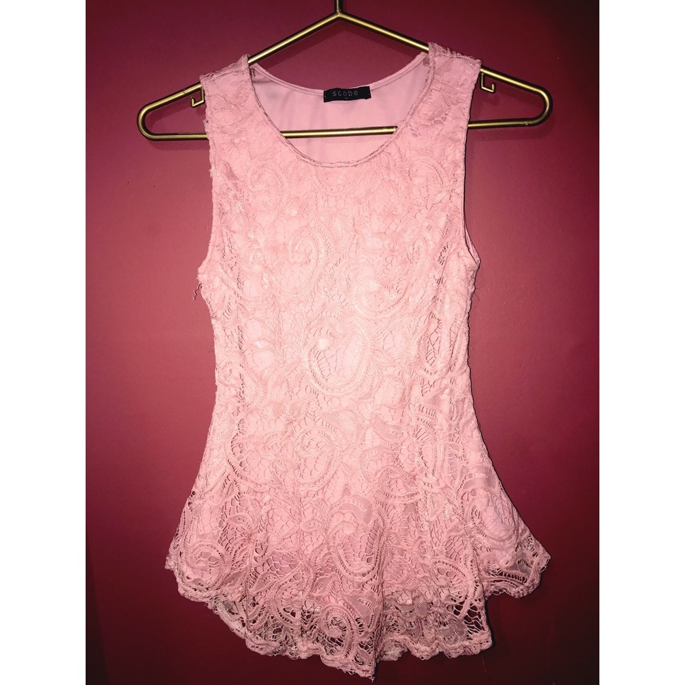 Pale pink tank