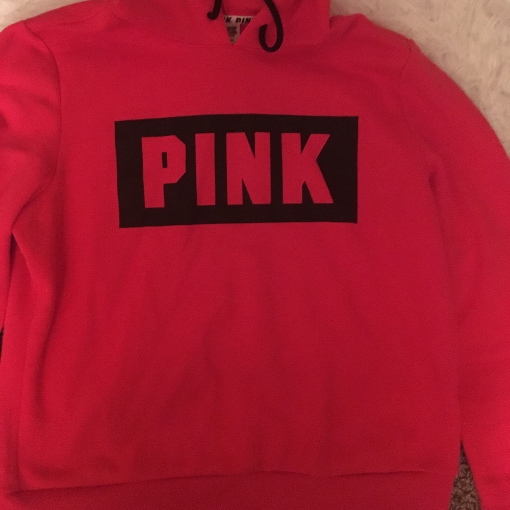 PINK pull over hoodie