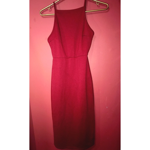 burnt red spaghetti strap dress - Picture 2 of 2