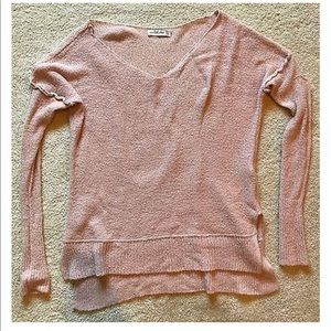 ABERCROMBIE & FITCH Blush Pink Sweater