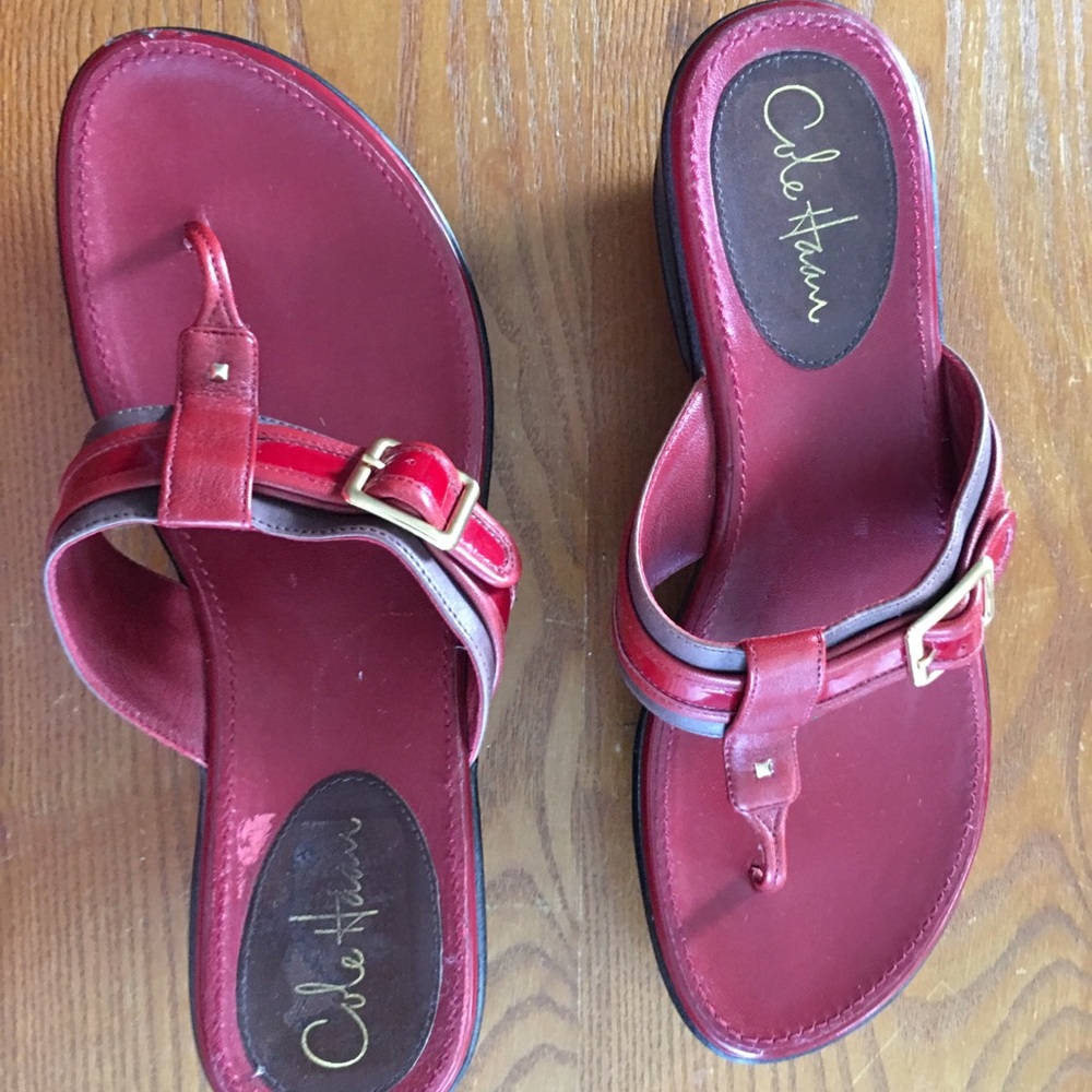 Cole Haan Air Nike T strap sandal