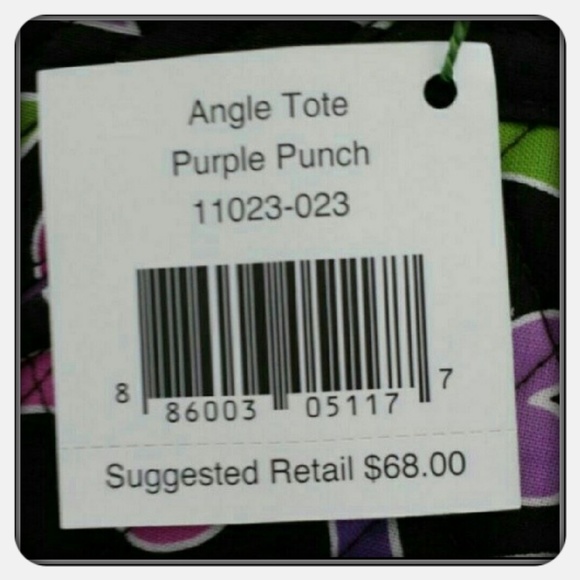 NWT Vera Bradley Angle Tote