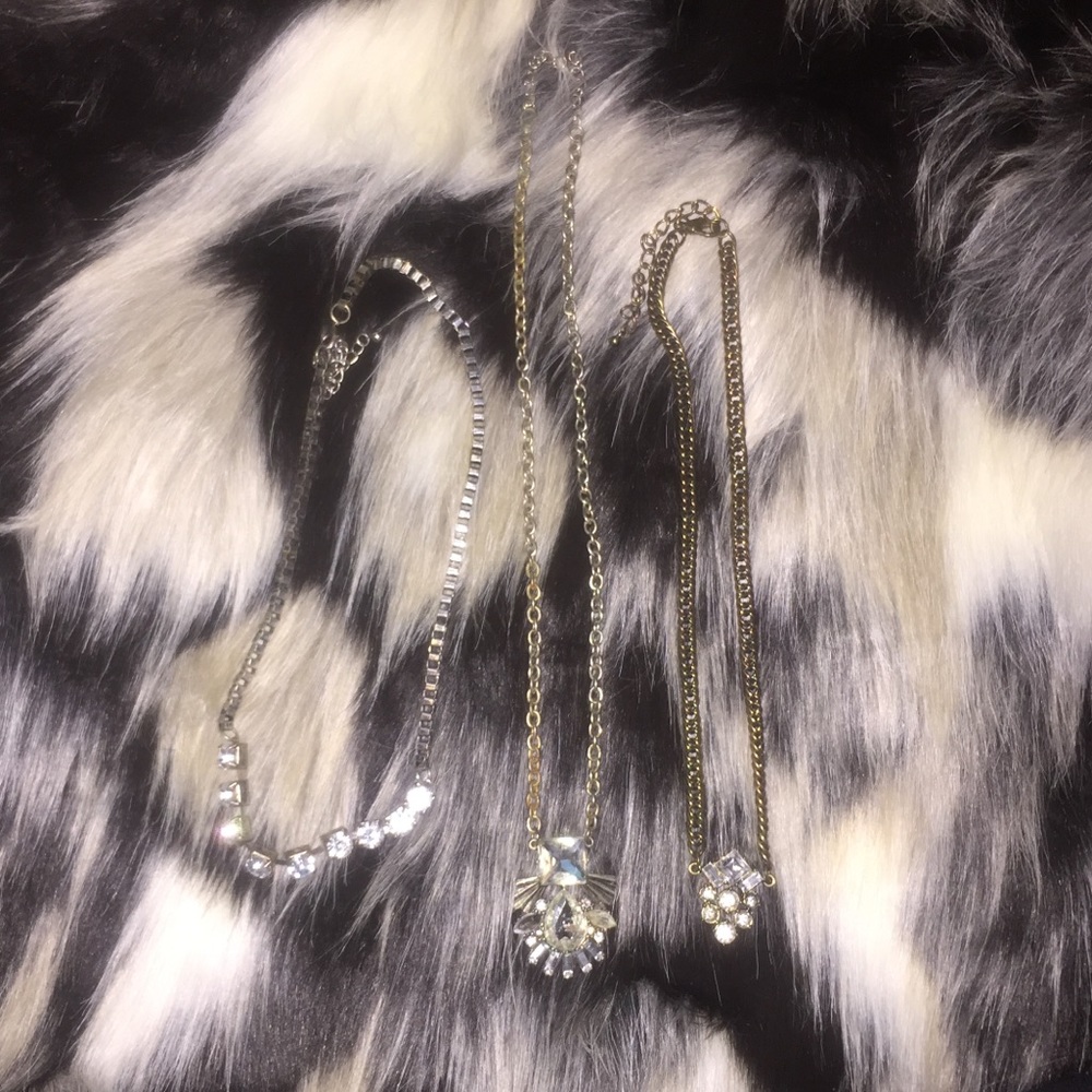 3 pc jewelry necklaces