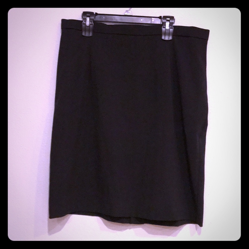 Sag Harbor Woman Black A-Line skirt