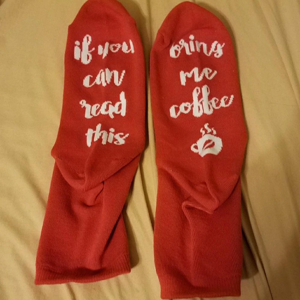 bring me coffee crew socks - Picture 3 of 3