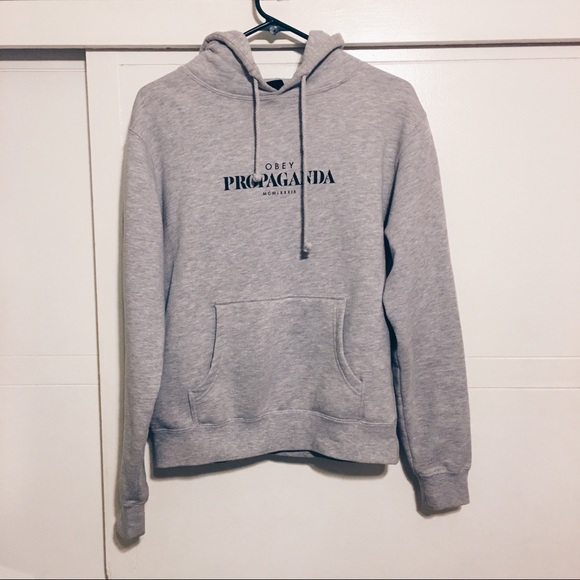 Gray Obey Hoodie - Picture 2 of 4