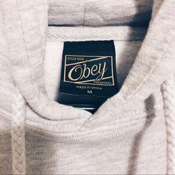 Gray Obey Hoodie - Picture 4 of 4