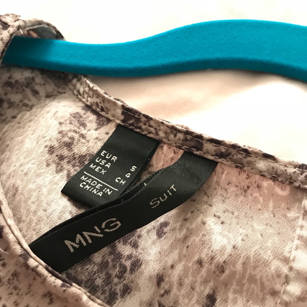 Mango blouse - snake design