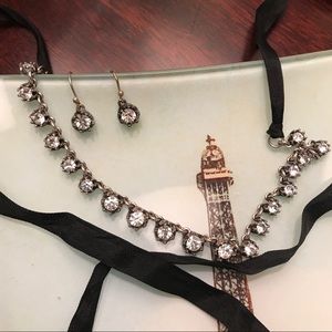 Diamond  Necklace and Earrings