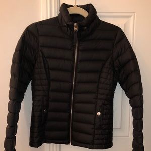 Black Puffer Jacket By abercrombie and fitch