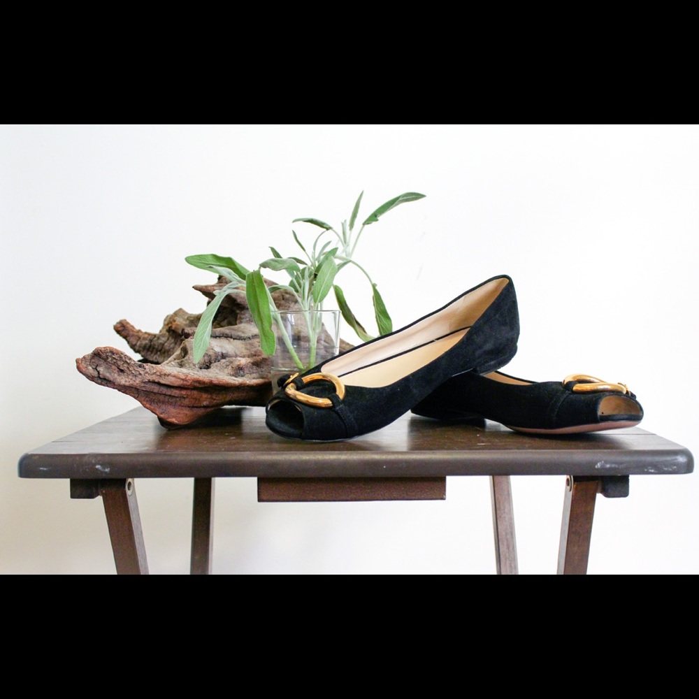 Prada flats. Black, sz 40/9.5-10