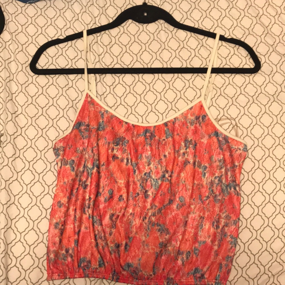 Pink crop top