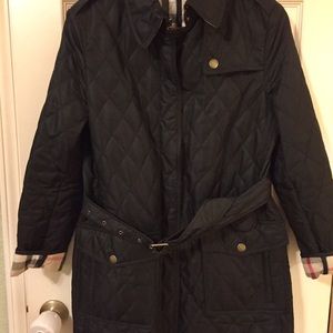 Burberry quilted trench