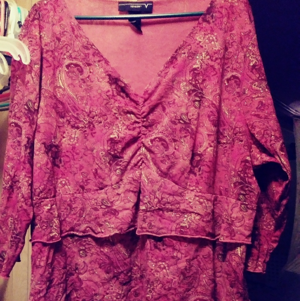 Womens 22/24 VENEZIA SHEER BLOUSE