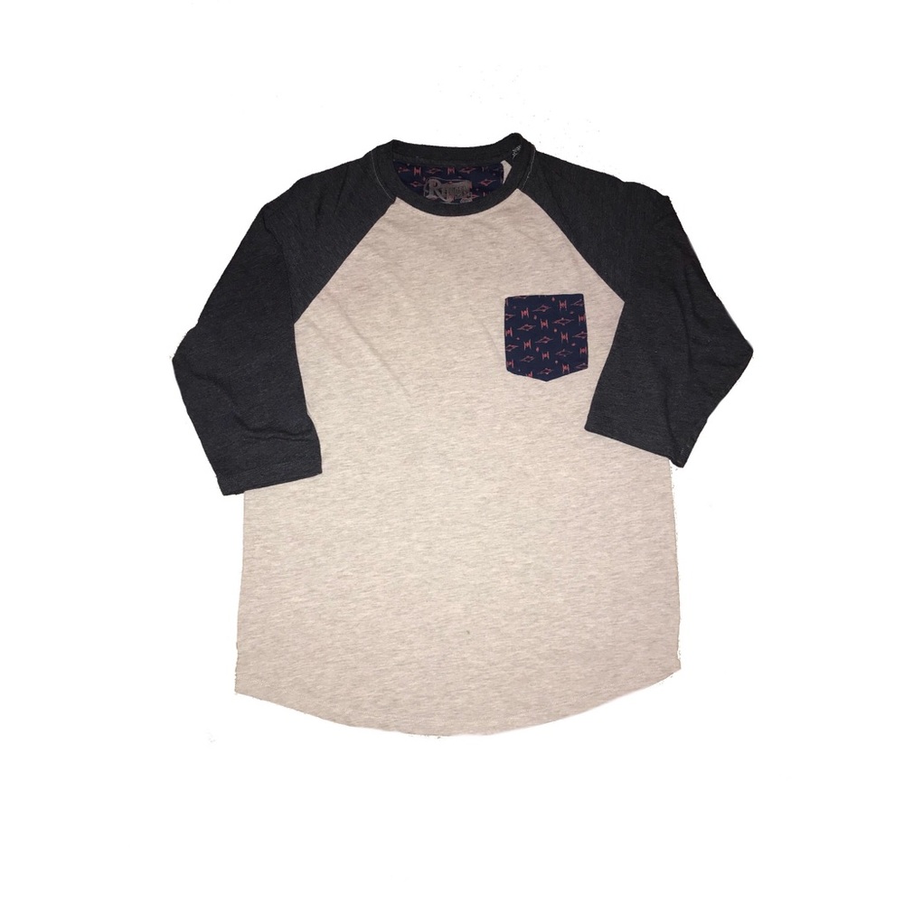3/4 Length Sleeve Baseball Tee