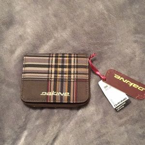 Dakine Brown Plaid Ladies Wallet