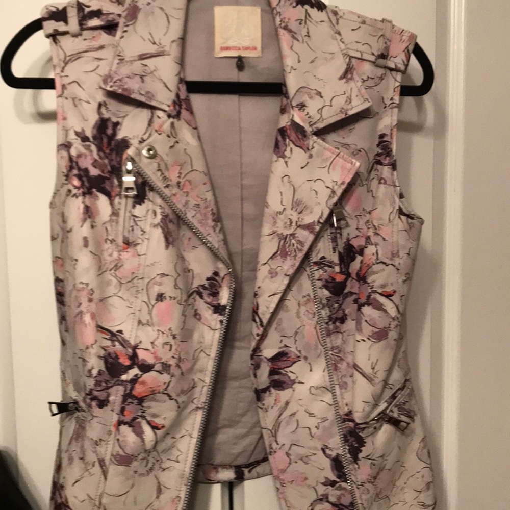 Rebecca Taylor leather Vest