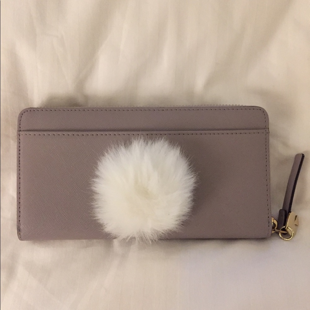 Kate Spade Rabbit Bunny Neda "Hop to It" Zip Wallet - Picture 2 of 8