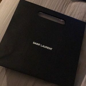 Saint Laurent paper bag