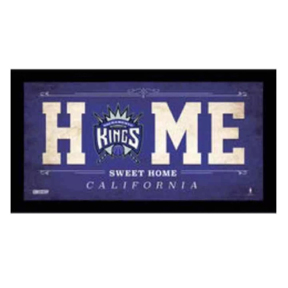 Sacramento kings basketball framed picture new