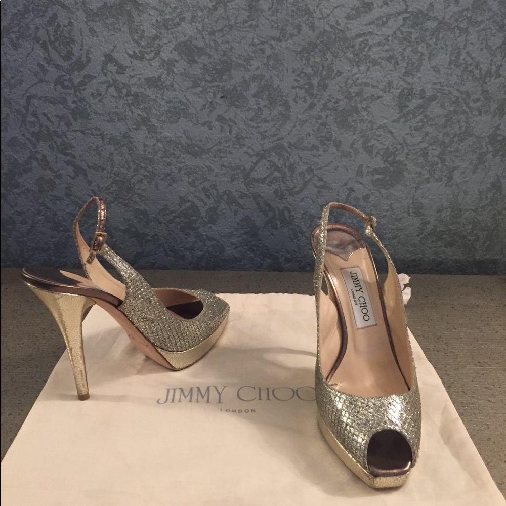 Glitter Jimmy Choo Sandals Size 38