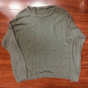 Brandy Melville olive green veena sweater