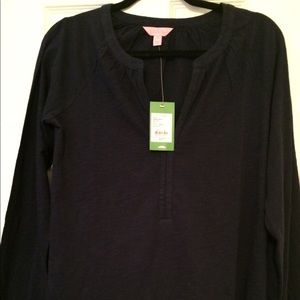 NWT Lilly Pulitzer True Navy Meg Top size M