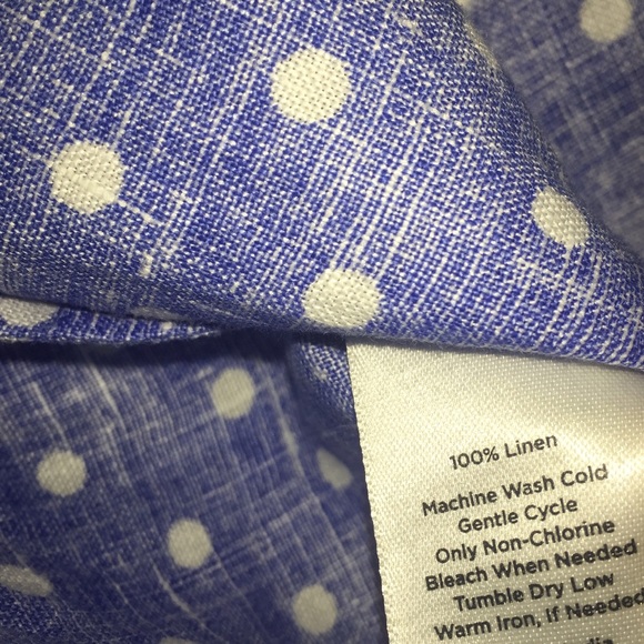 Talbots Linen Button Down - Picture 3 of 3