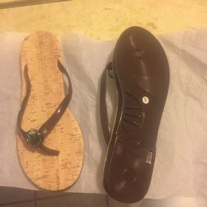 Michael Kors Shoes - NWT Michael Kors Jet Set Flip Flop Michael Kors Shoes - NWT Michael Kors Jet Set Flip Flop