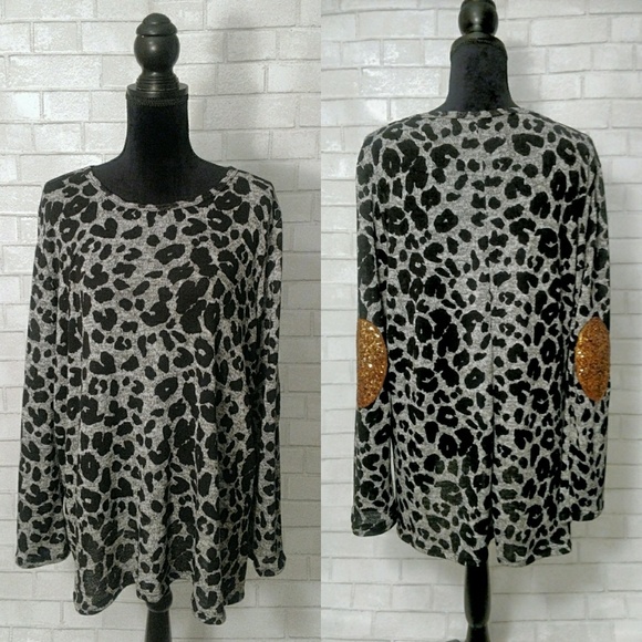 🌟New Arrival Plus-Size Leopard Print Top🌟 - Picture 1 of 5