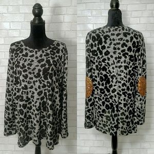 🌟New Arrival Plus-Size Leopard Print Top🌟