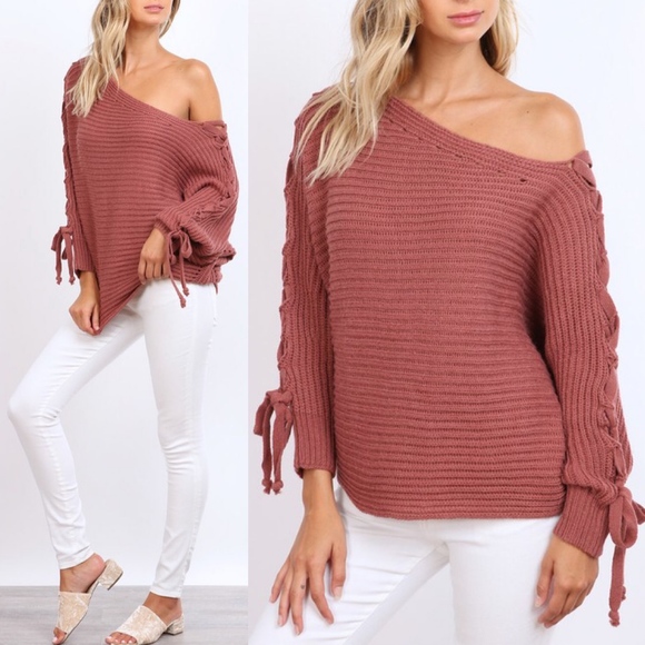 Bellanblue Sweaters - NANCY Off Shoulder Top